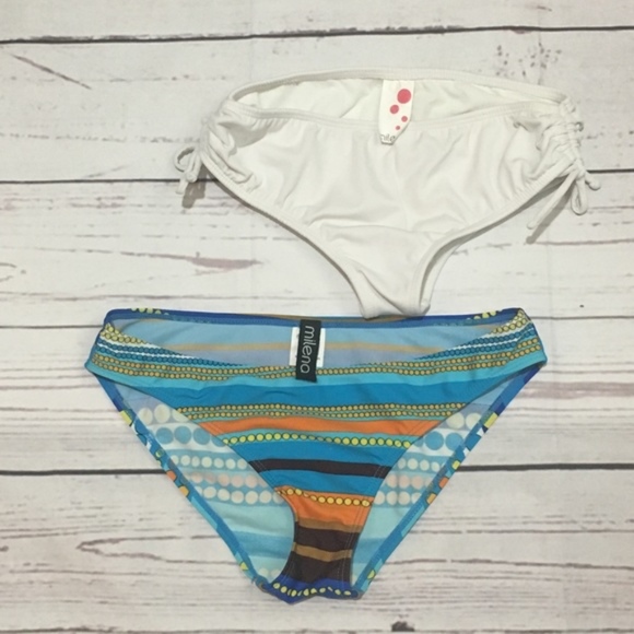 🔴 2pc Milena bikini bottoms small - Picture 1 of 5
